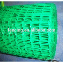 Green PVC Coated Holland Wire Mesh / pvc coated euro fencing